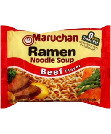 Ja Cor Instant Ramen Noodle Soup 0g Trans Fat Beef Flavor Noodles 3 oz. Bulk Pack Bundle with 1-Set of Reusable Stainless Steel Chopsticks(18 Individual Packs) - Buy Online on GoSupps.com