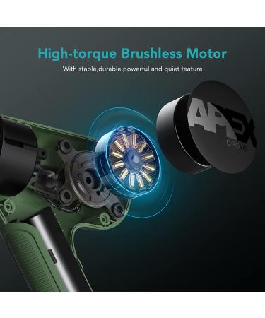 Opove Fascia Percussive Massage Gun 14.5mm - Back Pain Relief & Workout Recovery - Apex Green - Buy Online on GoSupps.com
