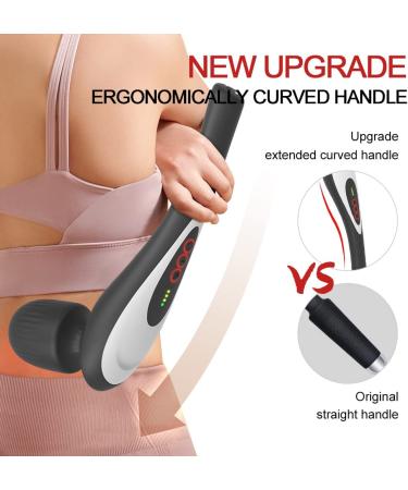 Rechargeable Hand Held Deep Tissue Vibrating Massager - Cordless Electric Body Wand for Muscles, Back, Foot, Neck - Perfect Gift for Women - Buy Online on GoSupps.com