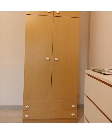 Buy Zeaying 6-Piece Wood Handle Chest of Drawers - Kids Room Cabinet Handles in Cloud Design (2 Sizes) - Perfect for Boys & Girls! - Buy Online on GoSupps.com