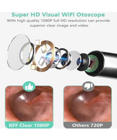 High-Definition Endoscope - Ear Wax Removal Tool with Camera and Light | Ear Cleaner Kit for iOS & Android - Buy Online on GoSupps.com
