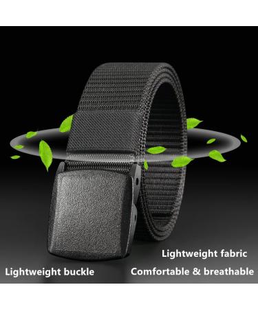 Ginwee 5 Pack Nylon Military Tactical Web Belts - Durable Outdoor Belt with Plastic Buckle - Buy Online on GoSupps.com
