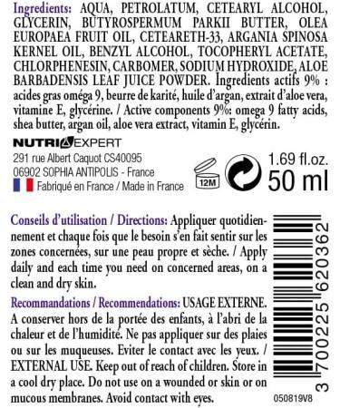 NUTRI EXPERT - Eczederm - Special for dry skin and redness - Nourishes regenerates and protects the skin - Shea butter + Omega 9 - 50 ml jar - Buy Online on GoSupps.com