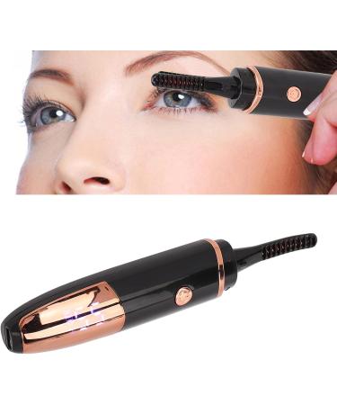 Qukaim Heated Lash Curling Tool Electric Heated Eyelash Curler Rechargeable Lash Curler with 4 Temperature Gears Quickly Heating 360-Degree Lash Curling Styling Tool Black - Buy Online on GoSupps.com