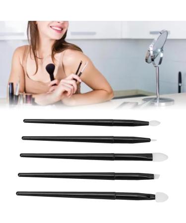 Makeup Brush Set Portable Handle 5 Pieces Silicone Brushes for Eye Shadow Lip Eyebrows Eyeliner Easy Applying Lightweight and Compact - Buy Online on GoSupps.com