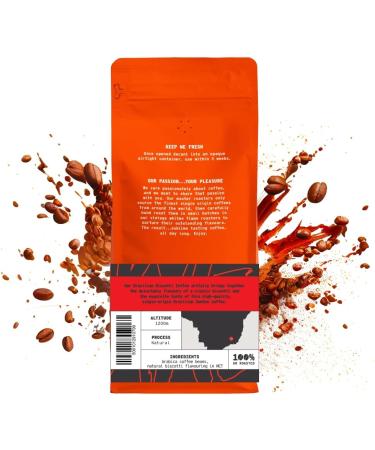 Brazilian Biscotti Flavoured Ground Coffee 227g Bag - Caramel Nuts & Spice Notes - Medium Roast Single Origin Arabica - Omni Grind - (We Are Coffee Co) - Buy Online on GoSupps.com
