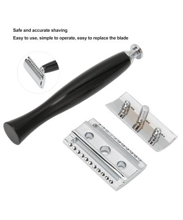 Buy Manual Safety Razor - Black | Best Grip for Home Hotel & Office Use - International Shipping Available - Buy Online on GoSupps.com