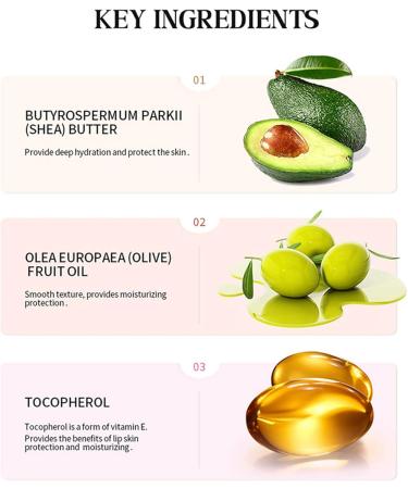  Opvonxeh Butter Lip Balm for Moisturizing Nourishing Lip Care for Men and Women Long Lasting Non-Sticky Water Glossy Tint Hydrating Makeup Primer Natural for Soft Lips - Buy Online on GoSupps.com