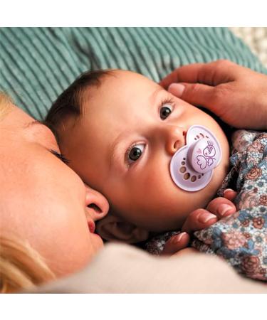 MAM Day & Night Skin Soft Silicone Pacifier Set (6-16 Months) - 4 Pacifiers + 2 Sterilized Transport Boxes - International Shipping Available - Buy Online on GoSupps.com
