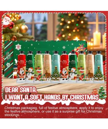 AllisWay Hand cream for Christmas hand cream mini moisturizing hand care prevents roughness of the hands suitable for dry hand skin suitable for men and women 30 g x 10 - Buy Online on GoSupps.com