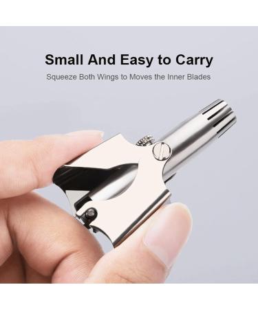 TEMKIN Nose Hair Trimmer - Stainless Steel Manual Scissors for Nose & Ear Hair Removal - Professional Clipper Cutter - Buy Online on GoSupps.com