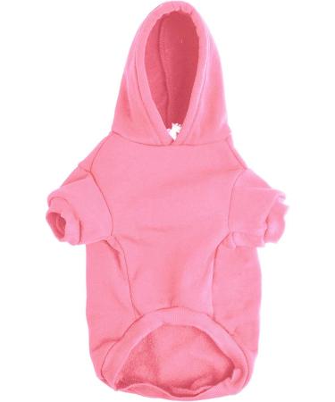 Miss Univers Fleece Dog Hoodie - Warm Cotton Sweatshirt for Small & Medium Dogs | Winter Dog Clothing in Pink - Buy Online on GoSupps.com
