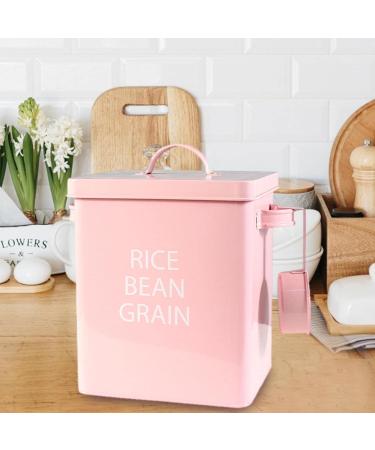 Joberio 6L Laundry Room Container Multifunctional Washing Powder Storage Tin Farmhouse Detergent Powder Storage Box with Scoop Airtight Lid & Handles Perfect for Holding Pods Tablets Capsules Powder White - Buy Online on GoSupps.com