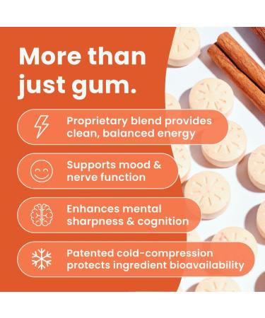 NeuroGum Energy Caffeine Gum (108 Pieces) - Sugar Free Nootropic Supplement with L-theanine Natural Caffeine & Vitamins B12 & B6 - Keto & Vegan Friendly Cinnamon Flavor - Pack of 12 - Buy Online on GoSupps.com