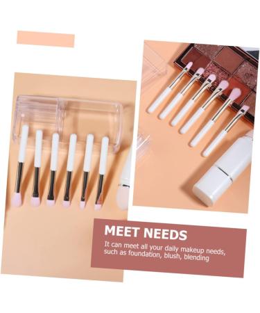 Beavorty 3 Sets Makeup Brush Set Sponge Brow Brush Facial Kit Eye Shadow Brush Eye Shadows Brush Make up Brush Makeup Brush for Girls Cosmetics Brush White Travel Tool Artificial Fiber Face - Buy Online on GoSupps.com