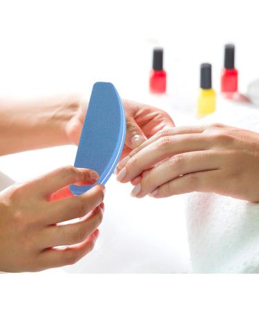 80 Count Mini Nail Files and Buffers Kit - 100/180 Grits, Acrylic Nail Files, Double Sided Emery Boards - Disposable Manicure Tools (Pack of 1) - Buy Online on GoSupps.com