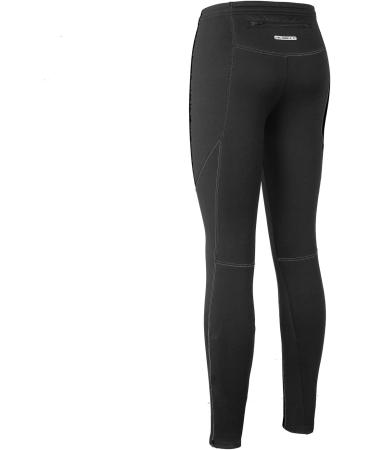 Inbike Running Trousers Compression Pants - Winter Lined Quick-Drying Leggings for Men & Women | LM8621-L Black - Buy Online on GoSupps.com