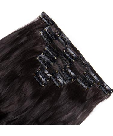 SEGO Clip-in Extensions | 8 Wefts Wavy Synthetic Hairpiece | Dark Brown to Ash Blonde 18 | Affordable Quality Hair Extensions for All International Shipping - Buy Online on GoSupps.com