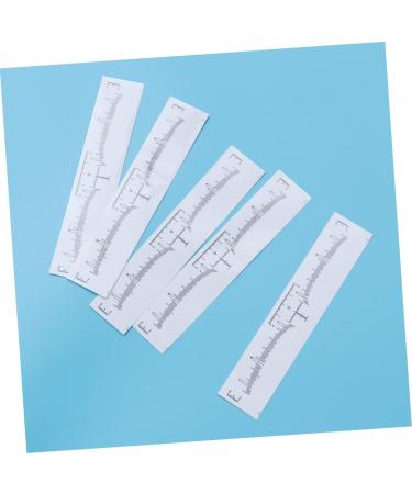 SKISUNO Disposable Gauge 120pcs Brow Ruler Eyebrow Shaping Measure Makeup Stickers Tools Mini Measure Tool Caliper Disposable - Buy Online on GoSupps.com