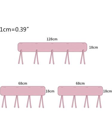 Gwxevce 3Pcs Crib Rail Cover - Safe Baby Teething Protector Anti-Bite Guard Wrap in Pink for International Shipping - Buy Online on GoSupps.com