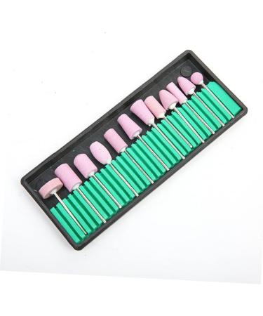 FRCOLOR 2 drill Accessories nail nail grinding head tool clean nail drill bits set manicure Grinding head 12 piece set nails drill bits nail tool nail drill tool nail drill drill set - Buy Online on GoSupps.com