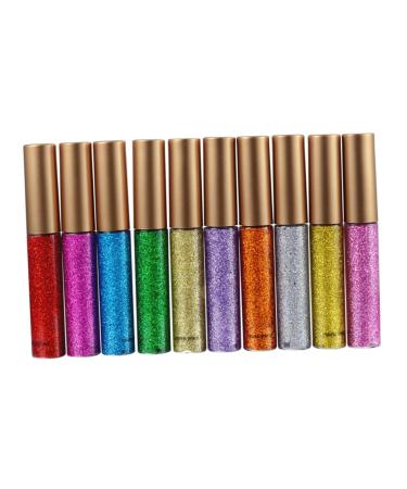 Didiseaon 10pcs Liquid Eyeliner Eye Shadow Eyeshadow Glitter Eyeliner Shinny Eyeliner
