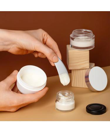 BIUDECO 2pcs Cosmetic Spatula Metal Makeup Spatula Face Cream Spatula Esthetician Supplies Makeup Spatula Small Beauty Scoop Foundation Spatula Lotion Spatula Mini Spatula for Cosmetics - Buy Online on GoSupps.com