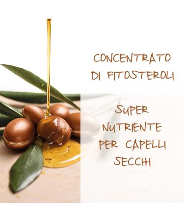  Omia Omia Fisio Eco Bio Shampoo with Moroccan Argan Oil for Dry Hair Nourishing and Restructuring Shampoo for Frequent Washing Silicone-Free and SLES 3 x 200 ml Bottles - Buy Online on GoSupps.com