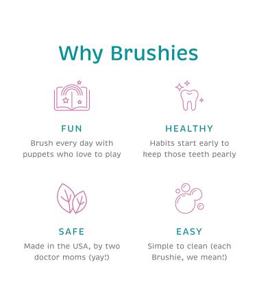 The Brushies Chomps The Dino Baby & Toddler Toothbrush Set with Storybook | Dental Care & Book Combo for Ages 4 Weeks to 4 Years - Buy Online on GoSupps.com