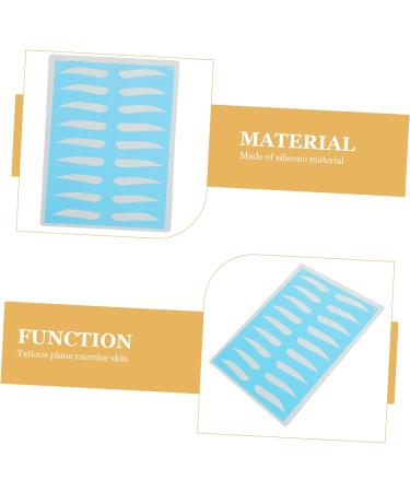 Angoily 8 pairs Eye Makeup Eyebrow Practice Tool Skin Training Brow - Buy Online on GoSupps.com