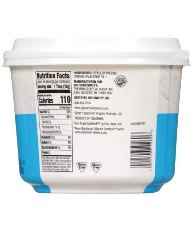 Spectrum Naturals Organic Gluten-Free Vegetable Shortening 24 Ounce - Buy Online on GoSupps.com