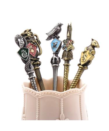 Wand Potter Makeup Brushes Set | Magic Eye Shadow, Eyeliner, Lip Brushes | Harry Potter Inspired | 5pcs with Gift Bag - Buy Online on GoSupps.com