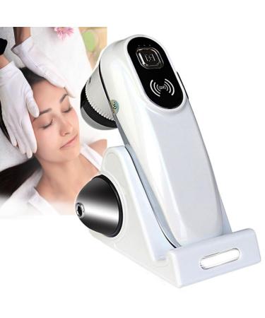 Skin Hair Analyser Wireless WiFi Scalp Hair Follicle Detector Portable Skin and Hair Tester Hair Care and Haircut Hd Amplifier 50x/200x Lens for Home Salon Beauty Hair Care Center White