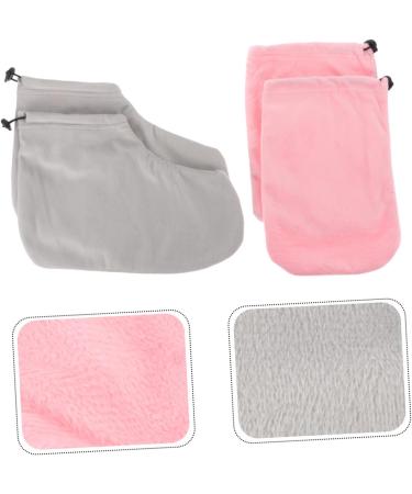 POPETPOP 3 Sets Gloves Exfoliate Glove Exfoliating Mitts Womens Women s Female Paraffin Wax Foot Covers Reusable Foot Covers Hand Boots Insulation Cover Tool Foot Wax Fabric - Buy Online on GoSupps.com