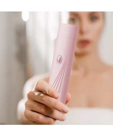Shavers for Women Cordless Bikini Hair Removal Double Head Beauty Accessories Intimate Zones Sensitive Skin Pink - Buy Online on GoSupps.com