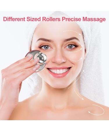 Buy Ice Globes for Face - Stainless Steel Facial Ice Roller & Cryo Sticks for Skin Care | Durable Beauty Tools - Pink - Buy Online on GoSupps.com