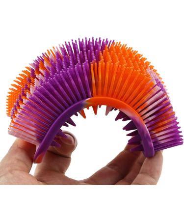 Silicone Body Scrubber Brush - Gentle Shower & Bath Loofah for Exfoliation and Scalp Massage - Men & Women - B-Color - Buy Online on GoSupps.com