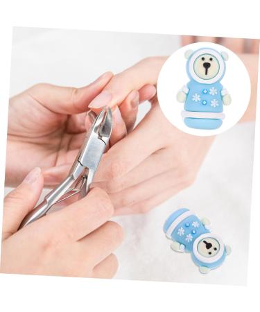 minkissy Cuticle Nipper Protective Cap Manicure Tools Pliers Cat Paw Silica Gel Cuticle Protector - Buy Online on GoSupps.com