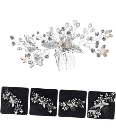 MERRYHAPY Handmade Crystal Tiara Rhinestone Hair Comb Bridesmaid Hair Accessories Bridal Headdress Wedding Hair Comb Prom Hair Accessories Bride Hairpiece Wedding Hair Accessories - Buy Online on GoSupps.com