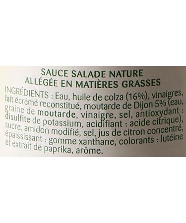 Lesieur Sauce Light Salad with Dijon Mustard Bottle of 50 cl - Buy Online on GoSupps.com