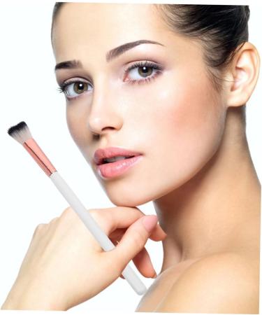 CANIGHT Makeup Tool Brush for Nose Makeup White Blush Brush Nose Contour Brush 18.50X1.00X1.00CM White - Buy Online on GoSupps.com