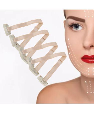 Face Lift Bands for Women Adjustable Elastic Stretching Clips (4 Pack) Instant Skin Tightening & Rejuvenation - Buy Online on GoSupps.com
