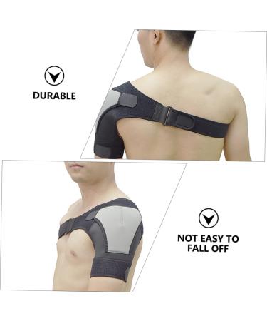 Mobestech Shoulder Pads - Breathable Adjustable Shoulder Strap & Brace for Injuries Posture Support Fitness & Recovery - Buy Online on GoSupps.com