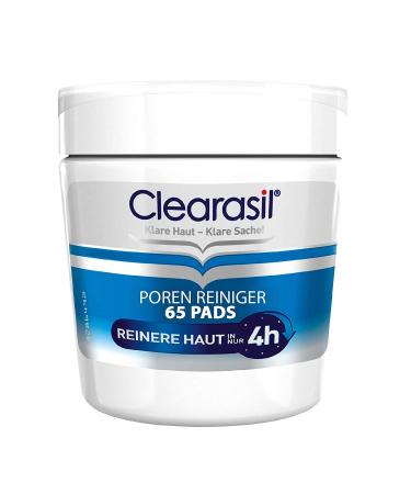 Clearasil pores cleaner pads - anti -pimples and blackheads pads to clean the pores on the face - 1 x 65 pieces of pores cleaner pads 65 pieces (1 Pack)