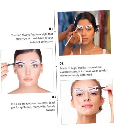 Beavorty 96pcs Eyebrow Stickers Eyelash Tool Makeup Tools Brow Tools Eyebrow Shaper Eyebrow Trimming - Buy Online on GoSupps.com