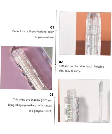 CANIGHT 1pc Waterproof Liquid Eyeshadow Eye Glitter Cosmetics Eye Shadow Metallic Eyeshadow Plant Essence 1 count (Pack of 1) 02# - Buy Online on GoSupps.com