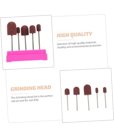 Toddmomy Manicure Drill Bit 1 Set Nail Sand Ring Cap Clean Drill Rig To Rotate Felt Wool Nail Drill Bit 8x6cm Rosy - Buy Online on GoSupps.com