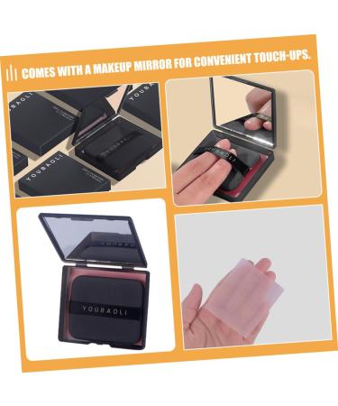 minkissy 2 Sets Oil Absorbing Paper with Puff Face Cleaning Papers Blotting Paper Makeup Oil-absorbing Papers Face Oil Absorbing Paper Facial Oil Absorbing Paper Oil Absorbing Tools - Buy Online on GoSupps.com