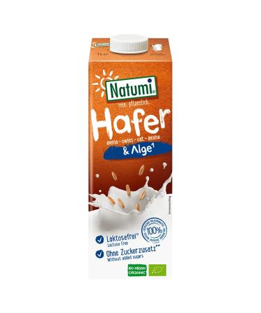 Natumi Natumi Pack of 8 Organic Oat and Seaweed Drinks (8 x 1 L)