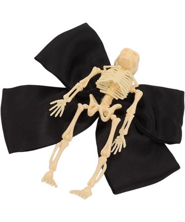 Halloween Hair Clips Women Girls Skeleton Bone Claw Hair Pins with Bow Costumes Party Hair Accessories (6109) - Buy Online on GoSupps.com